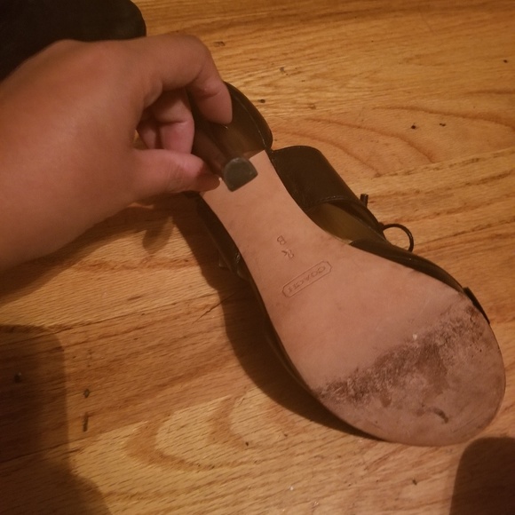 Coach peep toe sandals - Picture 4 of 4